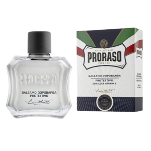 PRORASO - Baume après rasage - Aloe Vera et Vitamine E (bleu)