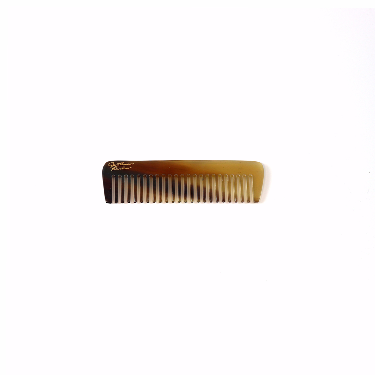 Peigne à Barbe 9 cm - Corne naturelle des Pyrénées - Structurer et coiffer  la barbe